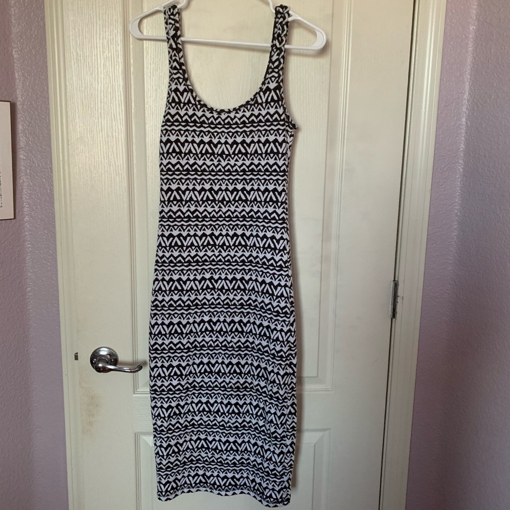 Billabong Aztec midi bodycon dress - S/P